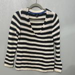 H&M Black & White Striped Knit Sweater Photo 1