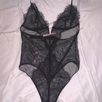 Victoria's Secret Black Lace Teddy Bodysuit Photo 1