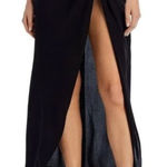 AQUA  Swim Womens Black Sarong Beachwear Skirt Cover Up Size XS/S NWT Photo 0