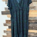 Torrid Midi Studio Crepe de Chine Surplice Dress Size 3X Photo 2
