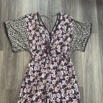 Jade X Johnny Was Karisma Jumpsuit Black and Pink with Wide Photo 5