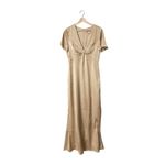 Show Me Your Mumu Rome Twist Gown Champagne Luxe Satin M Photo 3
