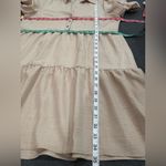 DKNY Beige Button-Up Midi Dress Size 12 Photo 3