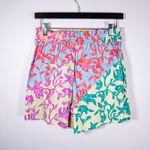 Derek Lam NEW  10 Crosby Belen Floral Print Cotton Poplin Paperbag Mini Shorts 6 Photo 1