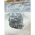 Vintage 80's Jolly floral cotton denim cropped jean jacket size large Pink Photo 2