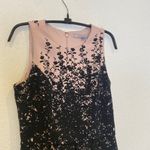 Luxe by Carmen Marc Valvo Midi Fit & Flare Dress Sz 4 Pink Black Photo 1