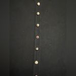 Tahari  Black Knit Short Sleeve Sweater, V-Neck Photo 3