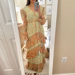 NWT Rococo Sand Faye Belted Dress sz L MSRP $595 Yellow Size L Photo 6