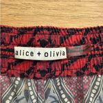 Alice + Olivia Palazzo Pants Kenley Size 10 Black Red Blue Photo 2