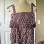 American Eagle  Purple Lace Top Photo 0