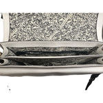 Rebecca Minkoff Handbag Bag Crossbody Hudson White Black Saffiano Leather Flap Photo 6