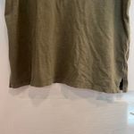 Aerie  Olive Green V Neck Distressed Hem Oversized Tee Photo 3