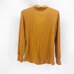 Anthropologie Maeve by size mustard long sleeve light weight faux wrap top Photo 5
