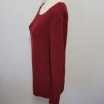 Taylor & Sage  deep red scoopneck tunic sweater size large Photo 3