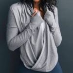 Zyia  Gray Yoga Shawl Photo 4