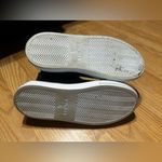 Women 7.5 J slides Black High top Sneakers with chunky White platform Soles Photo 10