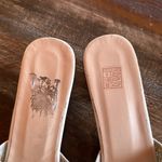 Women's Knit Mesh Slip On Block Heeled Mule Sandals Comfort Low Chunky Heel Size 11 Photo 3