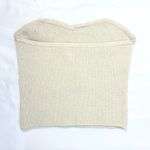 Aerie NWOT  Pearl Ribbed Sweater Tube Top - Heather Frost - XL Photo 9