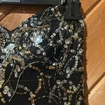 Jump Black beaded & sequins mermaid prom formal strapless gown Photo 4