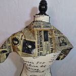 Harry Potter Vintage Newspaper Print Infinity Scarf Tan Photo 5