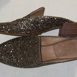 Madewell  Gold Glitter Willa Loafer Mules Size 7 Photo 3