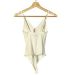 Urban Outfitters  UO Out from Under White Pretty Tied Up Ribbed Bodysuit M Photo 3
