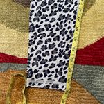 Aerie Animal Print Leopard Crossover Waistband Leggings Black Grey Size Medium Photo 2