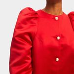 NWT Sleeper Mystery Puff Dress in Red Photo 5