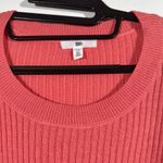 BP NWOT  Size 3X Women's Salmon Pink Ribbed Knit Top Photo 2