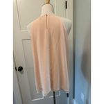 Sami & Jo Women's Pink Sleeveless Keyhole Layered Blouse Tank Top Photo 5