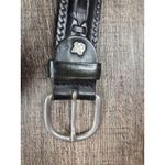 Echt Leder Leather Black Genuine Leather Women's Belt Made in Italy Large Photo 2