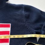 Liz Claiborne  American Flag Turtleneck Sweater Photo 4