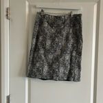 MM.LaFleur  Noho Lined Pencil Skirt in Black White Crackle Size 8 Photo 8