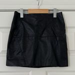 H&M Leather miniskirt Photo 0