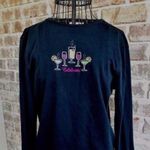 Festive Long Sleeve Top Ugly Christmas Party VTG Size M Photo 2