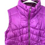 Columbia Purple Sleeveless Full Zip Puffer Vest Photo 1