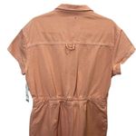 Urban Outfitters BDG Women's Large Orange Short Sleeve Coverall Romper Denim Photo 4