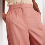 Max Mara  Wool  Wide-Leg Pants in Pink Photo 1