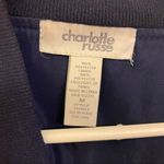 Charlotte Russe  Navy Bomber Jacket Photo 2