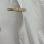 Jennifer Lopez (2) White Chain Waist Sheath Midi Dress Knee Length Sleeveless Photo 8