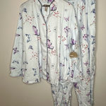 Valerie Stevens  Studio Women's 2 Piece Floral Pajama Lounge Set Size 2X NWT Photo 0