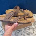 Cushionare Cushionaire Slip On Luna Cork Footbed Sandal Suedes size 9.5 NEW Photo 0