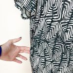 BCBG MaxAzria Black White Shift Dress Size XS Photo 4