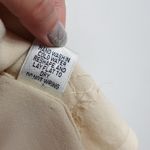 Max Studio Vintage 90s Y2K Cream Floral Beaded Open Front Clasp Cardigan Photo 10