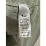 TNA Women's Full Zip Thermal Cotton Blend Hoodie‎ Size Medium Green Photo 4