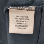 Philosophy  Womens Shift Dress Small Black Ruffle Frilly Long Sleeve Jersey Mini Photo 8