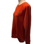 Volcom Orange Women’s Long Sleeve Round Neck Sweatshirt Size Medium Photo 2