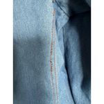 American Graffiti Womens Blazer Sz L Vintage‎ Denim Jean Jacket Shoulder Pads Blue Size L Photo 7