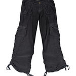 Arizona Jeans Y2K Arizona Corduroy Cargo Pants Black Size 5 Photo 0
