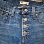 Madewell , size 26, Slim Straight Jeans: Distressed‎ Button-Front Edition Photo 10